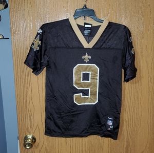 New Orleans Saints Drew Brees Jersey Size medium Kids youth Reebok Team Apparel